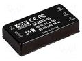 Converter: DC/DC; 20W; Uin: 18÷36VDC; Uout: 12VDC; Iout: 1666mA MEAN WELL SKA20B-12