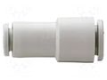 Push-in fitting; straight,reductive; -1÷10bar; polypropylene SMC KQ2H02-23A