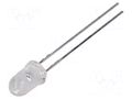 LED; red-orange; 5mm; 9300÷27000mcd; 8°; Front: convex; 1.94÷2.4VDC BROADCOM (AVAGO) HLMP-EH08-Y2000