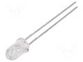 LED; red; 5mm; 5500÷16000mcd; 8°; Front: convex; 1.9÷2.4VDC BROADCOM (AVAGO) HLMP-EG08-WZ000