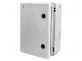 Enclosure: wall mounting; X: 252mm; Y: 352mm; Z: 162mm; ABS; grey ELEKTRO-PLAST NASIELSK EPN-2754-00