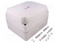 Enclosure: multipurpose; X: 220mm; Y: 270mm; Z: 168mm; INDUSTRIAL ELEKTRO-PLAST NASIELSK EPN-2721-00