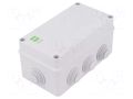 Enclosure: junction box; X: 95mm; Y: 156mm; Z: 68mm; IP55; grey ELEKTRO-PLAST NASIELSK EPN-2705-02