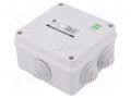 Enclosure: junction box; X: 129mm; Y: 129mm; Z: 61mm; IP55; grey ELEKTRO-PLAST NASIELSK EPN-2701-02