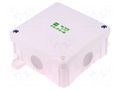 Enclosure: junction box; X: 98mm; Y: 98mm; Z: 46mm; wall mount; IP55 ELEKTRO-PLAST NASIELSK EPN-0290-00