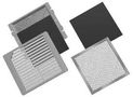 EXHAUST GRILL, 101.6MM, ABS, BLACK TG4B