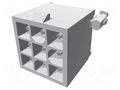 Connector: wire-board; socket; male; PIN: 9; 600V; straight; THT TE Connectivity MNL-M770182-1
