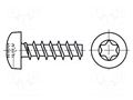 Screw; 4x8; Head: cheese head; Torx®; TX20; hardened steel BOSSARD B4X8/BN84229