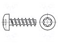 Screw; 3x12; Head: cheese head; Torx®; TX10; hardened steel BOSSARD B3X12/BN84229