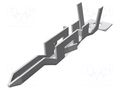 Contact; male; VAL-U-LOK; brass; tinned; 0.3÷0.8mm2; 18AWG÷22AWG TE Connectivity 794955-1