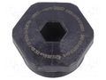 Stopper; M25; 1.5; IP68; polyamide; black; Thread: metric; -20÷90°C HUMMEL HUMMEL-1297250150