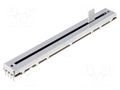 Potentiometer: slide; 10kΩ; 500mW; THT; ±20%; logarithmic; metal ALPS RSAON12-10KAX2