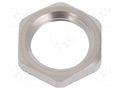 Nut; M12; brass; Thk: 2.8mm; Spanner: 15mm; Thread: metric; Pitch: 1.5 HUMMEL HUMMEL-1161120050