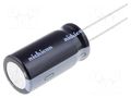 Capacitor: electrolytic; THT; 10uF; 250VDC; Ø10x16mm; Pitch: 5mm NICHICON UVR2E100MPD