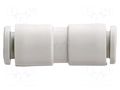 Push-in fitting; straight,inline splice; -1÷10bar; -5÷60°C SMC KQ2H02-00A