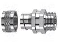 Straight terminal connector; Thread: metric,swivel,outside HELLERMANNTYTON SC16-SM-M16