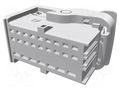 Plug case; female; MCP 1.5K; PIN: 25; for cable; black TE Connectivity 1-1718484-1