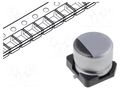 Capacitor: electrolytic; SMD; 220uF; 6.3VDC; Ø8x5.4mm; ±20%; 1000h NICHICON UWT0J221MCL1GB