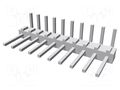 Connector: pin strips; pin header; male; PIN: 10; AMPMODU MOD II TE Connectivity 1-826631-0