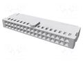 Connector: wire-board; plug; female; PIN: 34; AMPMODU MOD IV; 2x17 TE Connectivity 102387-8