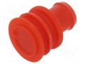 Sealing pin; red; Superseal 1.5; Øout: 6.1mm; Øhole: 5.5mm TE Connectivity 282081-1