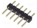 Connector: pin strips; pin header; male; PIN: 6; straight; 2mm; THT CONNFLY ZL303-06P