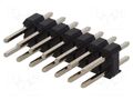 Connector: pin strips; pin header; male; PIN: 14; straight; THT CONNFLY ZL202-14G