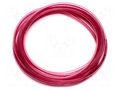 Pneumatic tubing; max.8bar; L: 20m; r bending min: 10mm; red SMC TU0425R-20