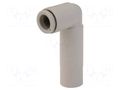 Push-in fitting; angled 90°,reductive; -1÷10bar; polypropylene SMC KQ2L08-10A