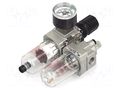 Air preparation set; 1800l/min; Working press: max.10bar; 5um SMC AC40A-F04D-A
