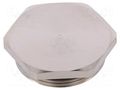 Protection cap; metal; Thread: M32; Spanner: 35mm; with seal HARTING 19000005072