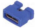 Connector: pin strips; jumper; 2mm; 1x2; Type: open NINIGI JUMPER-2.0/BL