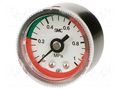 Manometer; 0÷10bar; steel; Thread: R 1/4"; outside; 42.5mm; -5÷60°C SMC G46-10-02-LN