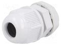 Cable gland; M16; 1.5; IP65; polyamide; grey RAYCHEM RPG RNMG16X1.5