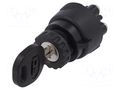Switch: key switch; Stabl.pos: 3; Switch.method: ON-OFF-ON-(ON) SCI K3-33C1-07