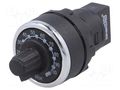 Potentiometer; 22mm; -25÷70°C; IP65; Potentiometer: single turn EMAS T0-BPR05K