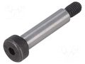 Shoulder screw; steel; M8; 1.25; Thread len: 13mm; hex key; HEX 5mm ELESA+GANTER ISO7379-10-M8-40