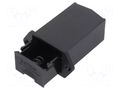 Drawer holder; 6F22; Batt.no: 1; on panel; soldering lugs; black BULGIN BX0023