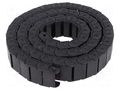 Cable chain; LIGHT; Bend.rad: 30mm; L: 1003mm; non-openable frames BREVETTI SR20025030