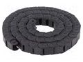 Cable chain; LIGHT; Bend.rad: 30mm; L: 1003mm; non-openable frames BREVETTI SR20012030