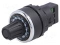 Potentiometer; 22mm; -25÷70°C; IP65; Potentiometer: single turn EMAS T0-BPR10K