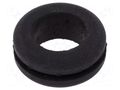 Grommet; Ømount.hole: 14mm; Øhole: 11mm; caoutchouc; black LAPP SKINDICHT-LA11