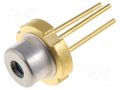 Diode: laser; 630÷640nm; 15mW; 7.5/33; TO18; THT; 2.3÷2.6VDC; red Laser Components ADL-63153TL