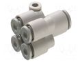 Push-in fitting; -1÷10bar; polypropylene; Øout: 6mm; Øin: 8mm SMC KQ2UD06-08A