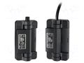 Safety switch: hinged; CFSW; NC x2 + NO x2; cables; 5m; 180°; PIN: 8 ELESA+GANTER CFSW.11062NO2NCFB5