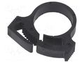 Fixing clamp; ØBundle : 14.5÷16.6mm; W: 5.9mm; polyamide; black HELLERMANNTYTON SNP10