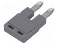 Comb bridge; grey; ways: 2 DEGSON ELECTRONICS DFB4-02