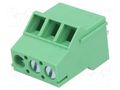 Connector: PCB terminal block; terminal; 18A; 250V; angled; tinned DEGSON ELECTRONICS DG504-5.08-03P