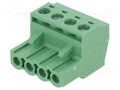 Connector: pluggable terminal block; plug; female; 2EDGKT; 20A DEGSON ELECTRONICS 2EDGKT-5.0-04P