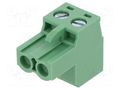 Connector: pluggable terminal block; plug; female; 2EDGKF; 20A DEGSON ELECTRONICS 2EDGKF-5.08-02P